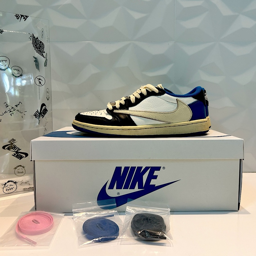 Fragment Design x Travis Scott x Air Jordan 1 Retro Low men’s size 7 used